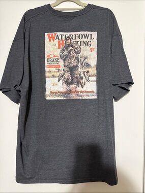 Drake Waterfowl Charcoal Graphic Short-Sleeve Tee